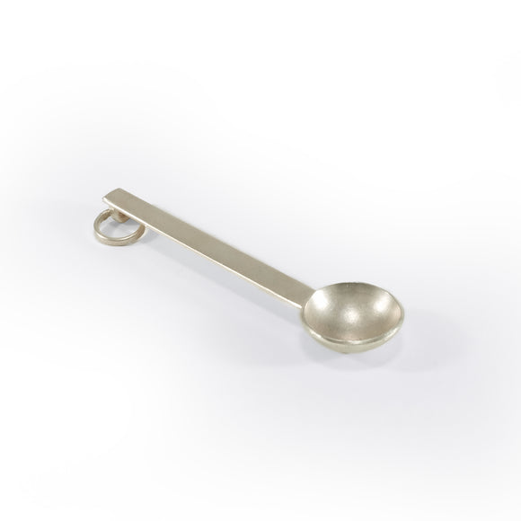 small silver spice spoon by justin klocke nishnabotna